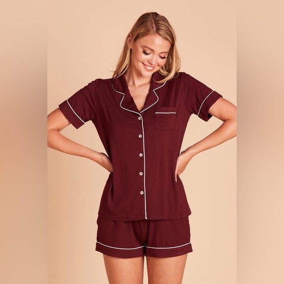 Birdy Grey Other - Birdy Grey Jonny Pajama Sets in Cabernet